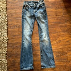 Miss Me jeans size 23. Standard boot cut